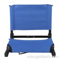 Stadium Bleacher Seats Folding Portable Stadium Bleacher Cushion Chair Durable Padded Seat With Back,Blue   568963270